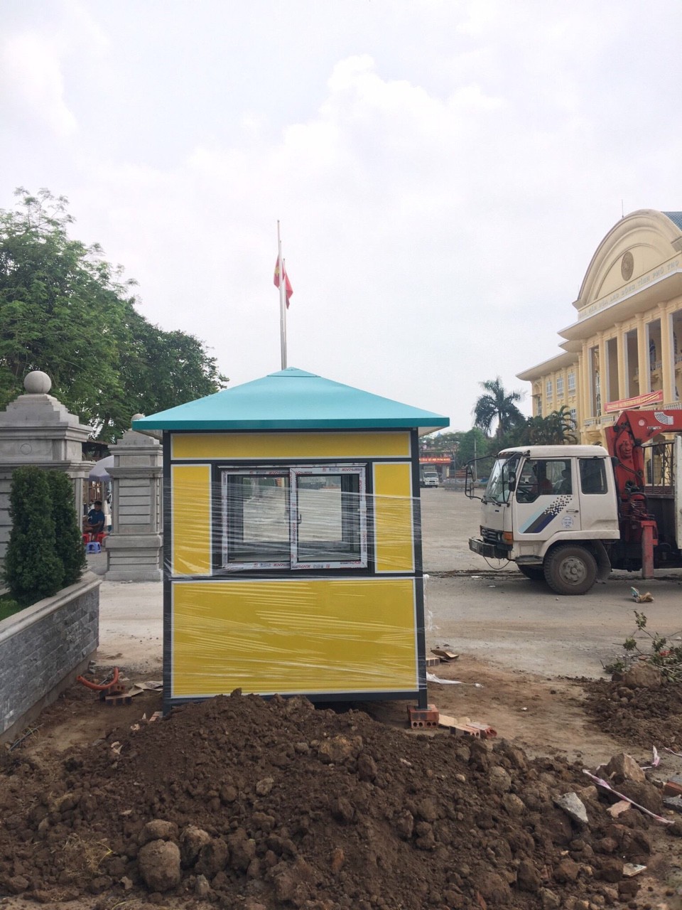 Sửa chữa nhà bảo vệ tại công trình